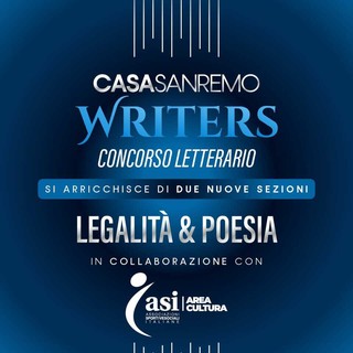Nasce il Premio Letterario Nazionale ASI – Area Cultura per Casa Sanremo Writers 2027 Nasce il Premio Letterario Nazionale ASI – Area Cultura per Casa Sanremo Writers 2027