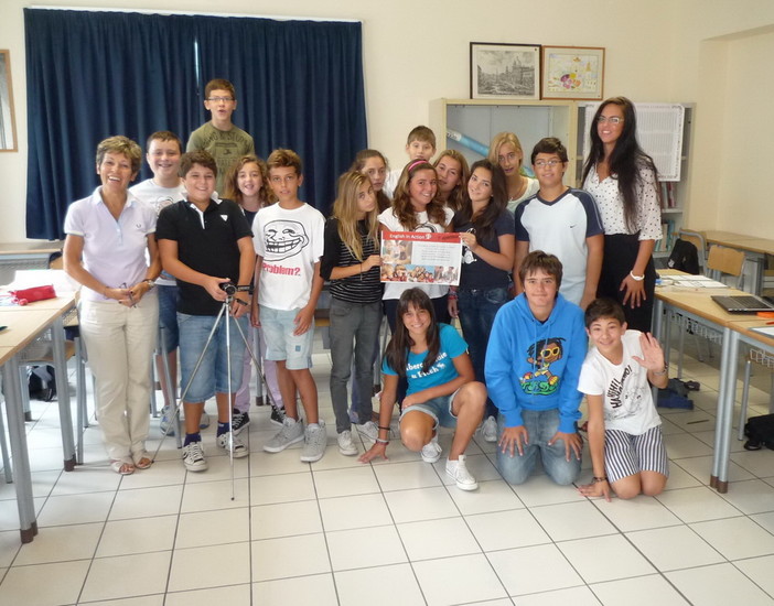 Un angolo di Inghilterra a Dolceacqua, concluso il corso di inglese nella scuola media Un angolo di Inghilterra a Dolceacqua, concluso il corso di inglese nella scuola media