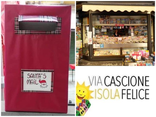 Imperia: le lettere a Babbo Natale partono da via Cascione. L'iniziativa del Comitato Isola Felice