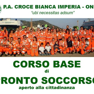 Imperia: iscrizioni aperte al corso base di Pronto Soccorso con la Croce Bianca Imperia: iscrizioni aperte al corso base di Pronto Soccorso con la Croce Bianca
