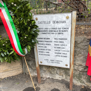 Sanremo: oggi la commemorazione ai Caduti del Castello DeVachan (foto e video)