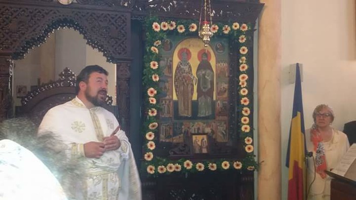 Oggi la chiesa Ortodosso Rumena di Sanremo ha festeggiato i suoi Santi Padroni Chiril e Metodiu