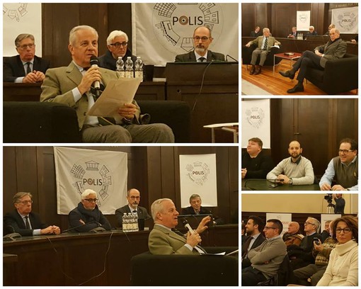 Imperia: Scajola incontra i militanti di Polis "Lo scenario cambierà dopo le Europee, valutiamo una lista per le regionali" (foto e video)