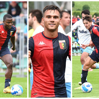 Calcio, Genoa. Tripletta per il dianese Bianchi nell'amichevole contro la Val Stubai. In campo anche Cambiaso e Kallon (Video)