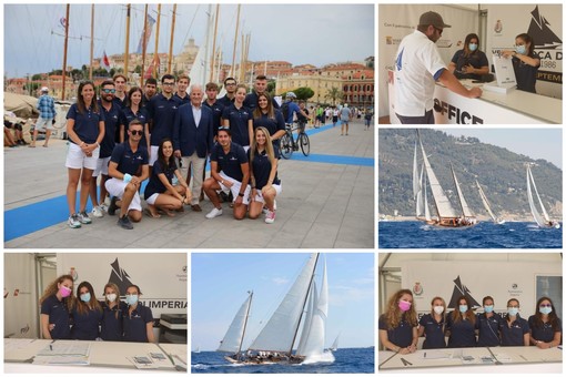 Imperia, una mini 'crew' di 14 volontari a servizio delle Vele d’Epoca che sogna uno stile di vita internazionale (foto e video)