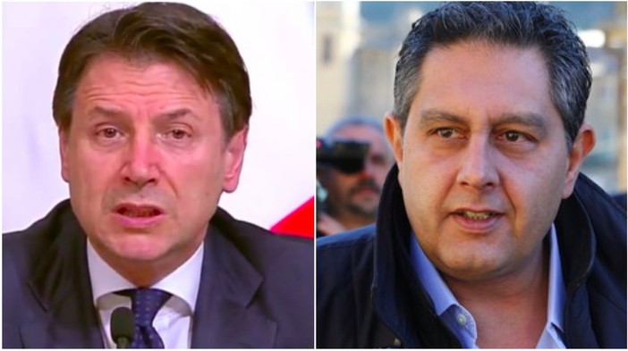 Da sinistra, Giuseppe Conte e Giovanni Toti