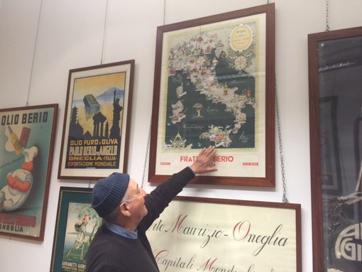 Imperia: il collezionista Sergio Cecchinel, il manifesto dell'olio Berio e Francis Ford Coppola