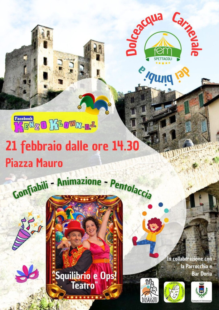 Carnevale a Dolceacqua: Sabato 21 febbraio