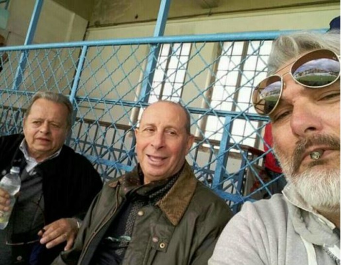 Del Gratta, Minti e Rainieri, pochi giorni fa, allo stadio Comunale Del Gratta, Minti e Rainieri, pochi giorni fa, allo stadio Comunale