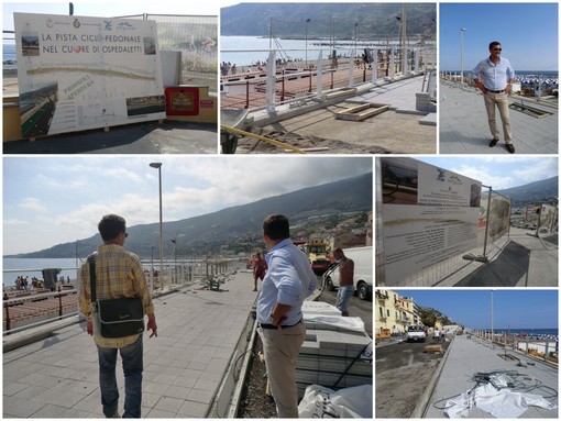 Ospedaletti: lavori record per la pista ciclabile, quasi pronto il primo tratto. Ad aprile 2013 collegamento con Sanremo