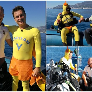 Striscia la Notizia a Ventimiglia: Capitan Ventosa alla scoperta dell’area marina protetta di Capo Mortola (Foto) Striscia la Notizia a Ventimiglia: Capitan Ventosa alla scoperta dell’area marina protetta di Capo Mortola (Foto)