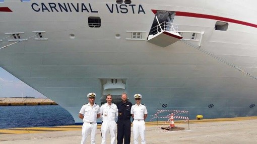Imperia: 4 ragazzi diplomati al Nautico Andrea Doria, ufficiali sulla nave ammiraglia della Carnival