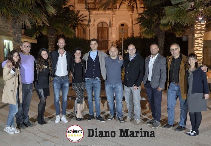 Elezioni comunali a Diano Marina: i candidati del MoVimento 5 Stelle si presentano alla città Elezioni comunali a Diano Marina: i candidati del MoVimento 5 Stelle si presentano alla città