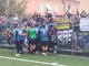 L'Imperia festeggia la rete decisiva di Pellegrino alla Genova Calcio L'Imperia festeggia la rete decisiva di Pellegrino alla Genova Calcio