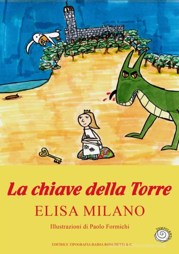 Bordighera, il 28 marzo presentazione de “La chiave della Torre”: libro per ragazzi di Elisa Milano Bordighera, il 28 marzo presentazione de “La chiave della Torre”: libro per ragazzi di Elisa Milano