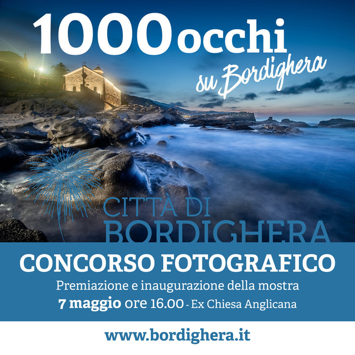 Concorso “Mille occhi su Bordighera": sabato il nome dei 3 vincitori Concorso “Mille occhi su Bordighera": sabato il nome dei 3 vincitori