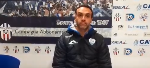 Nicola Ascoli, allenatore della Sanremese, subito dopo la vittoria contro il Savona