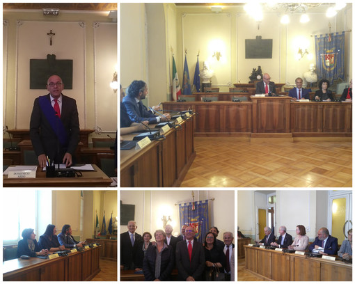Imperia: si è insediato il nuovo consiglio provinciale, Abbo assegna le deleghe (foto e video)