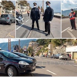 Emergenza Coronavirus: controlli al confine tra Sanremo ed Ospedaletti, posto di blocco dei Carabinieri Emergenza Coronavirus: controlli al confine tra Sanremo ed Ospedaletti, posto di blocco dei Carabinieri