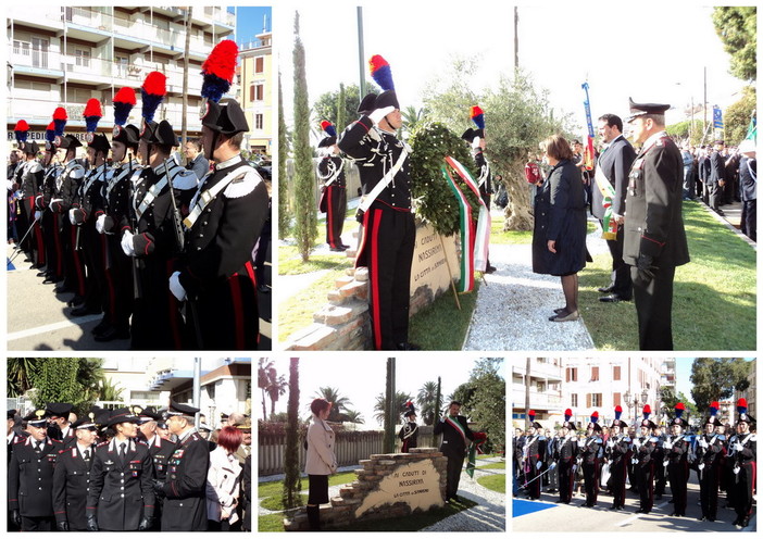 Sanremo: inaugurato questa mattina il monumento dell'Arma ai caduti di Nassiriya Sanremo: inaugurato questa mattina il monumento dell'Arma ai caduti di Nassiriya