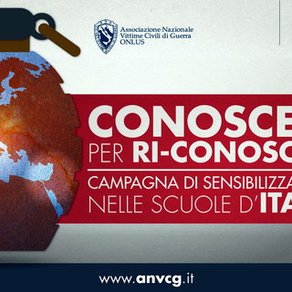 Associazione Nazionale Vittime Civili di Guerra, a Sanremo il convegno 'Conoscere per Riconoscere'