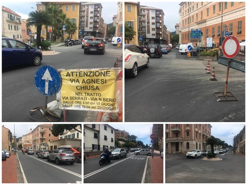 Imperia: asfalti in via Agnesi, lunghe code e lamentele tra gli automobilisti (foto e video) Imperia: asfalti in via Agnesi, lunghe code e lamentele tra gli automobilisti (foto e video)