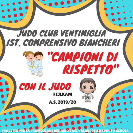 Arti marziali. Judo Club Ventimiglia, scatta il Progetto 'Campioni di rispetto'
