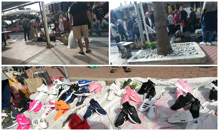 Ventimiglia: a due settimane dal blitz della Polizia, al mercato del venerdì sono tornati i venditori abusivi