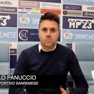 Calcio, Sanremese. Polveri bagnate per i matuziani. Il ds Panuccio: "Davanti siamo contati, è comprensibile non essere brillanti" (Video)