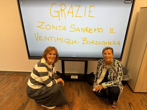 Zonta Club Sanremo e Ventimiglia insieme per il sociale: consegnata una lavagna interattiva allo Spazio 099 Zonta Club Sanremo e Ventimiglia insieme per il sociale: consegnata una lavagna interattiva allo Spazio 099