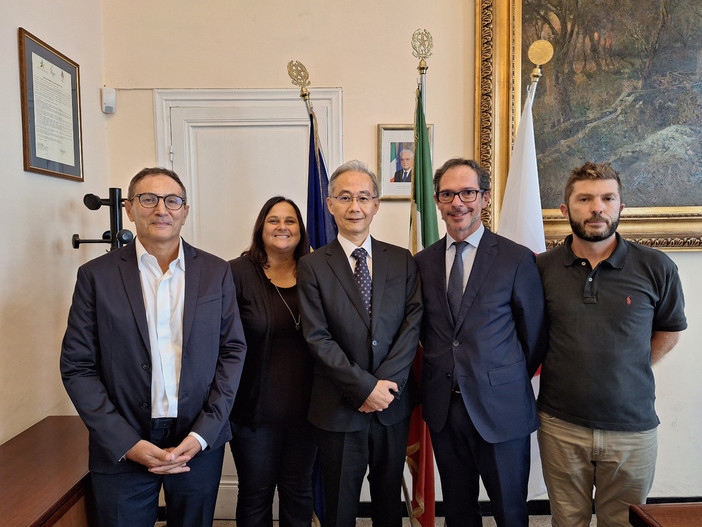Il Console Generale del Giappone a Milano Toshiaki Kobayashi in visita a Bordighera Il Console Generale del Giappone a Milano Toshiaki Kobayashi in visita a Bordighera