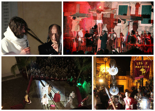 Grande successo per la Passione di Cristo da Coldirodi ad Airole, ‘Gesù’ ha ringraziato Don Pasquale