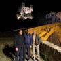 Passeggiata nel centro storico e serata tra amici, Carlo Conti visita Dolceacqua