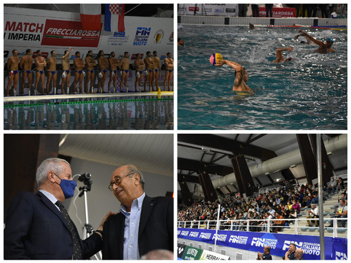 Imperia in festa per la grande pallanuoto: alla 'Cascione' c’è Italia-Croazia (foto e video) Imperia in festa per la grande pallanuoto: alla 'Cascione' c’è Italia-Croazia (foto e video)