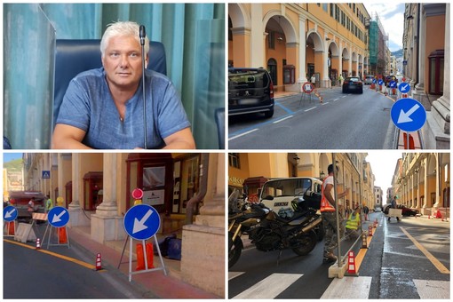 Imperia, deviazione in via Bonfante, residenti e negozianti esasperati: "Un caos infernale, a rischio la sicurezza di tutti" (foto) Imperia, deviazione in via Bonfante, residenti e negozianti esasperati: "Un caos infernale, a rischio la sicurezza di tutti" (foto)