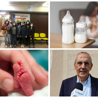 Grande gesto di solidarietà di sei mamme imperiesi che hanno donato il proprio latte, il primario Borea: "Per i nostri prematuri è un salvavita, si riducono molti rischi"