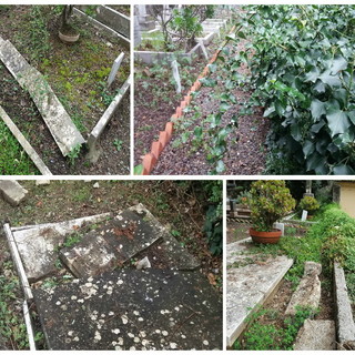 Bordighera: sradicate e invase dalle piante le tombe ‘dimenticate’ del cimitero inglese