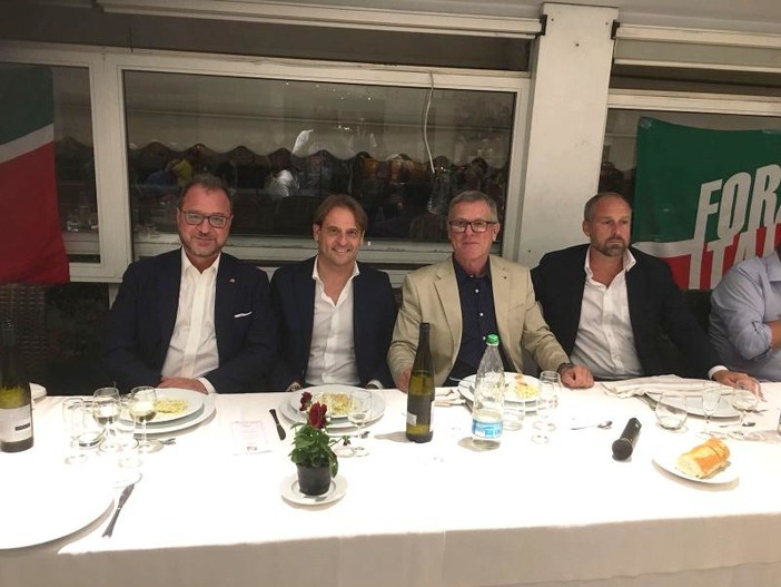 Sanremo: un centinaio di sostenitori alla cena di Forza Italia per la presentazione del candidato Sindaco Sergio Tommasini