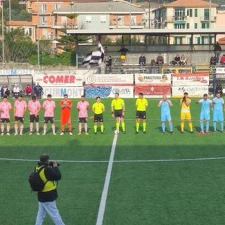 Calcio, Serie D. La Sanremese rimonta due volte la Lavagnese, le reti di Ibe e Lordkipanidze valgono un pari esterno