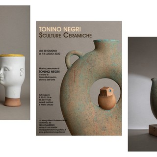 Sanremo: dal 20 giugno le ceramiche di Tonino Negri in mostra alla Galleria d’Arte La Mongolfiera