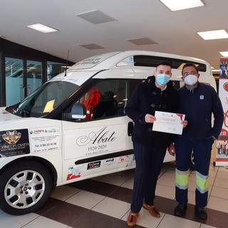 Grazie ai 'Progetti del Cuore' un  nuovo mezzo per Pubblica Assistenza Volontari Sanremo