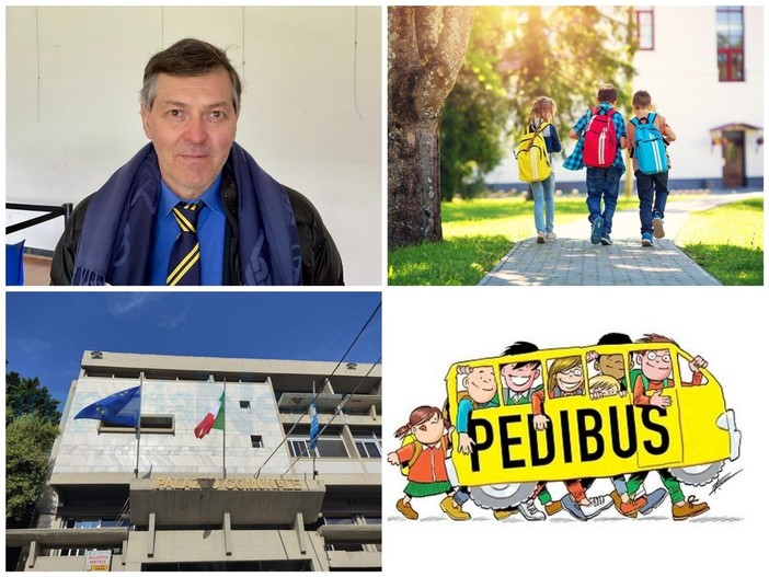 Diano Marina, Comune e Asl1 al lavoro per il progetto 'Pedibus' rivolto ai piccoli alunni. Il dg Falco: "Attività sana che favorisce la socializzazione"