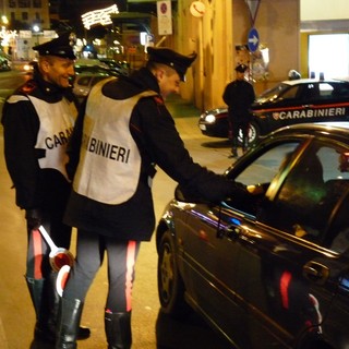 Controlli dei Carabinieri tra Ospedaletti e Bordighera: patente ritirata per due giovani ubriachi