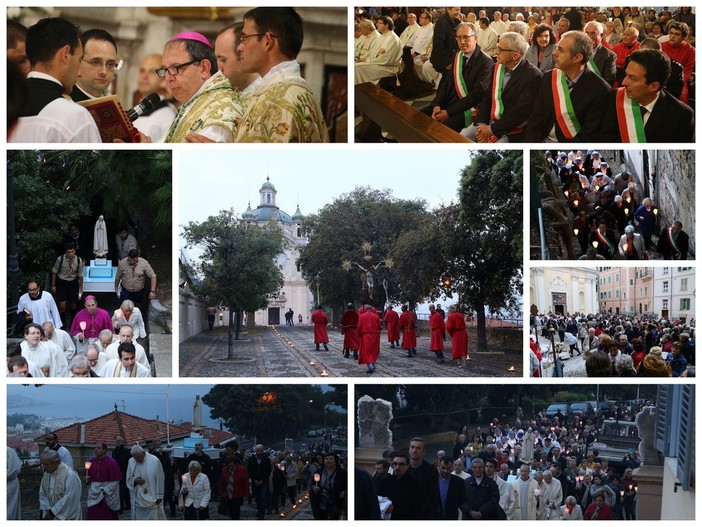 Sanremo: un fiume di fedeli al Santuario della Madonna della Costa per i 100 anni di Fatima Sanremo: un fiume di fedeli al Santuario della Madonna della Costa per i 100 anni di Fatima
