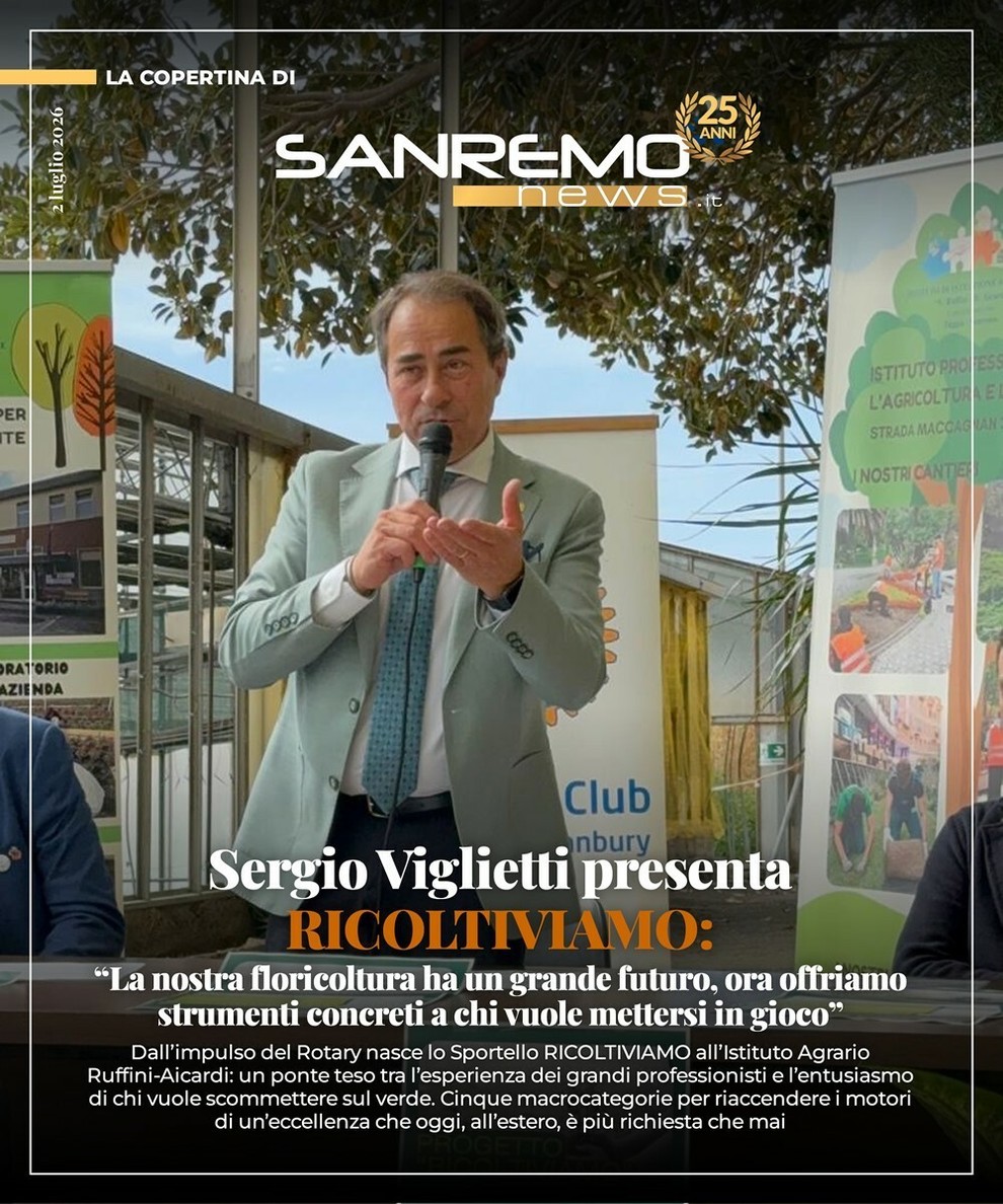 Sergio Viglietti presenta RICOLTIVIAMO: “La nostra floricoltura ha un grande futuro, ora offriamo strumenti concreti a chi vuole mettersi in gioco” Sergio Viglietti presenta RICOLTIVIAMO: “La nostra floricoltura ha un grande futuro, ora offriamo strumenti concreti a chi vuole mettersi in gioco”