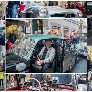 Sanremo: sfilata di auto storiche in via Matteotti, il Principe Emanuele Filiberto &quot;La città è magnifica, più bella di questa cosa c'è?&quot; (Foto e Video)