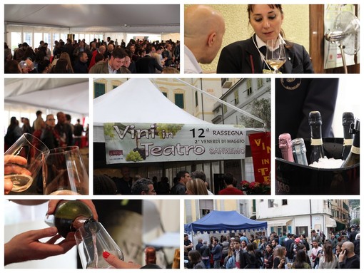 Sanremo: grande successo per la dodicesima edizione di "Vini in Teatro", le foto dell'evento