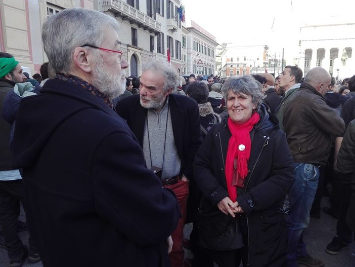 L'esponente imperiese Carla Nattero alla manifestazione di Liberi e Uguali a Genova L'esponente imperiese Carla Nattero alla manifestazione di Liberi e Uguali a Genova