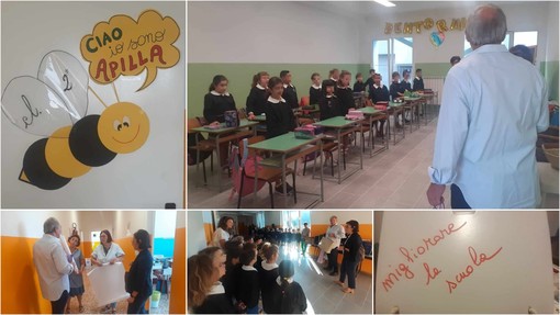 Pontedassio, suona la prima campanella nel nuovo plesso scolastico (foto) Pontedassio, suona la prima campanella nel nuovo plesso scolastico (foto)