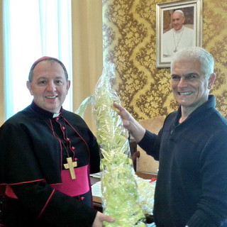 I parmureli di Sanremo in Vaticano per la Domenica delle Palme e della Passione del Signore